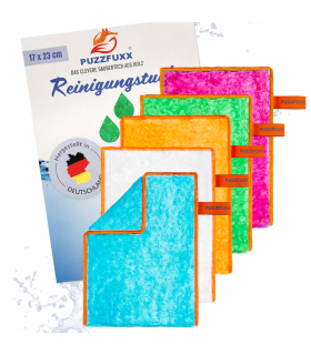 5 Reinigungstücher PUZZFUXX ® alle Farben